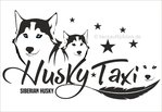 Husky-Taxi Kfz-Aufkleber