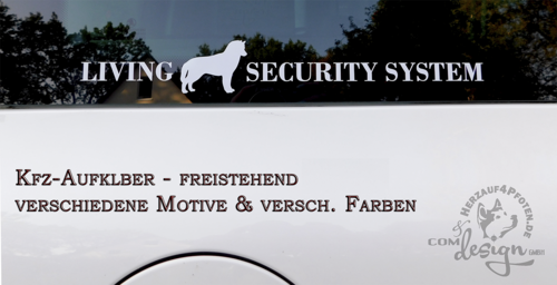 LIVING SECURITY SYSTEM Aufkleber