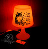 Tisch-Lampe „Husky“  mit Fernbedienung, LED Farbwechselsystem-dimmbar und Timer
