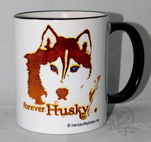 Tasse "Branding Husky" | 2 Seiten