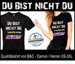 Hochwertiges T-Shirt schwarz Damen/Herren "Ohne Malamute"